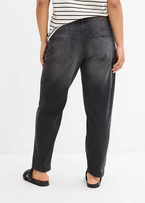 Barrel Jeans Mid Waist, bonprix