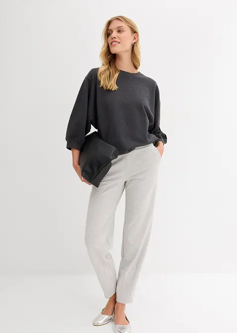 Oversized sweatshirt av bomull, bonprix