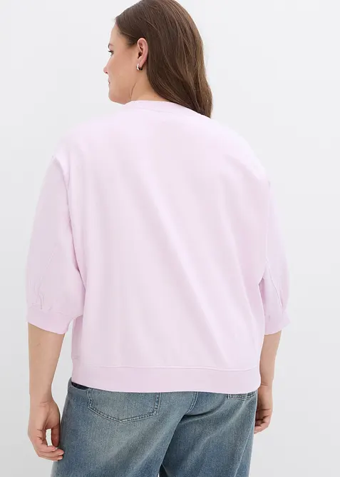 Oversized sweatshirt av bomull, bonprix