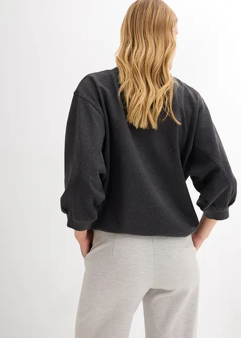 Oversized sweatshirt av bomull, bonprix