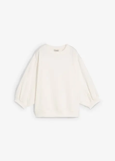 Oversized sweatshirt av bomull, bonprix