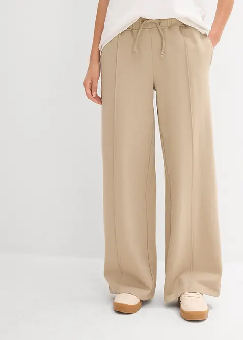 Vid dra-på byxa av ekologisk bomull, bonprix