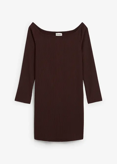 Singoallaklänning i kräpp med struktur, bonprix