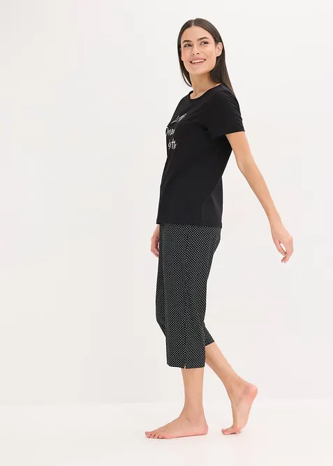 Capripyjamas av ekologisk bomull, bonprix