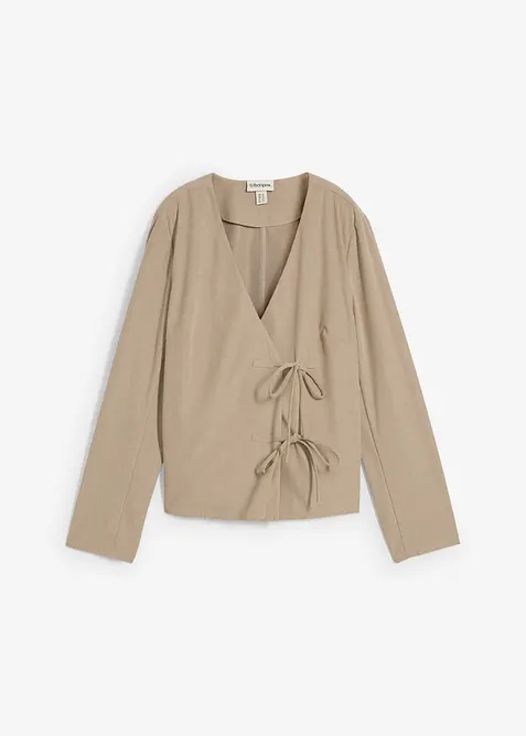 Blustopp av fintrådig manchester, bonprix