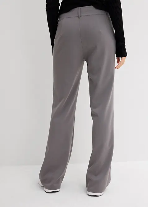 Byxa med flare och  h&ouml;g midja, bonprix