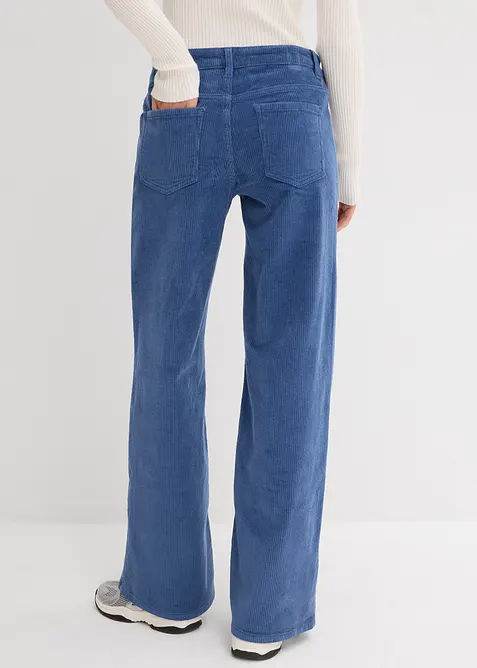 Manchesterbyxa av elastisk bomullsmix, bonprix