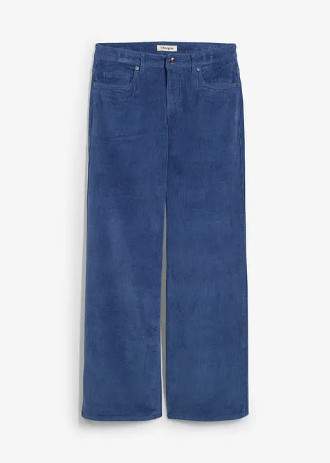 Manchesterbyxa av elastisk bomullsmix, bonprix