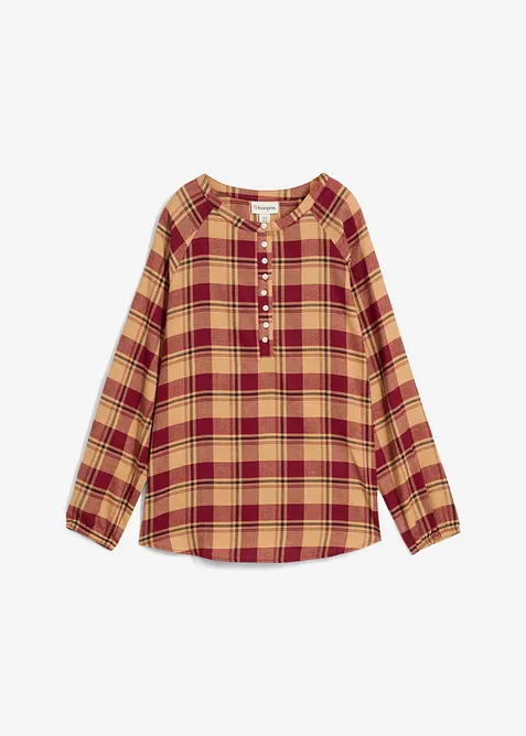 Blustunika av flanell, bonprix