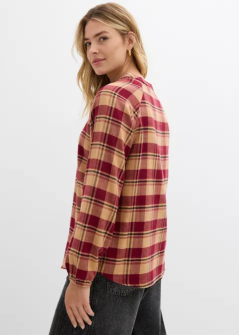 Blustunika av flanell, bonprix