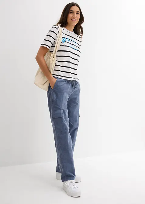 Manchesterbyxa i barrelmodell, bonprix