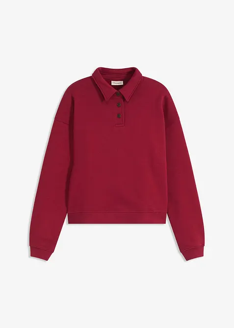 Sweatshirt i ren bomull, bonprix