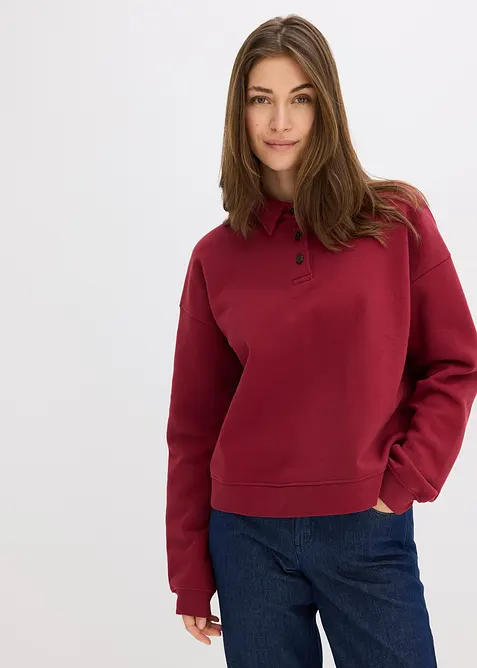 Sweatshirt i ren bomull, bonprix