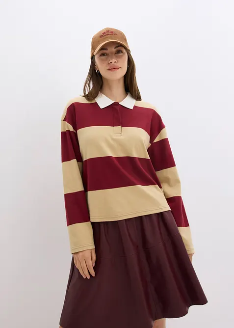 Pikétröja av ekologisk bomull, bonprix