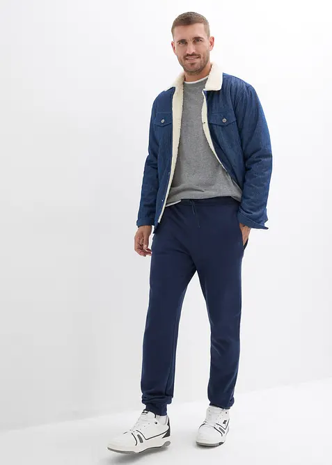 Joggingbyxa i ren ekologisk bomull, normal passform, bonprix