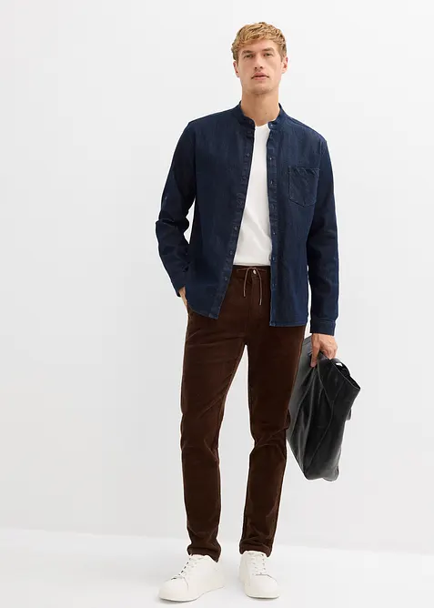 Jeansskjorta i Slim Fit, bonprix