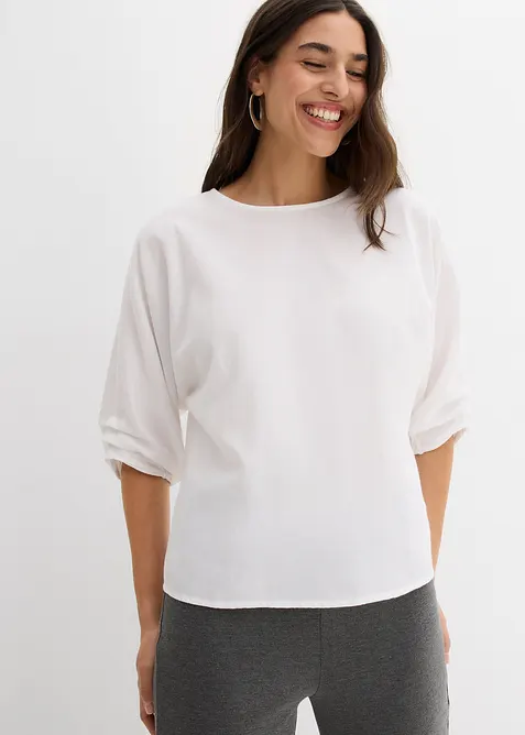 Blustopp i ren bomull, bonprix