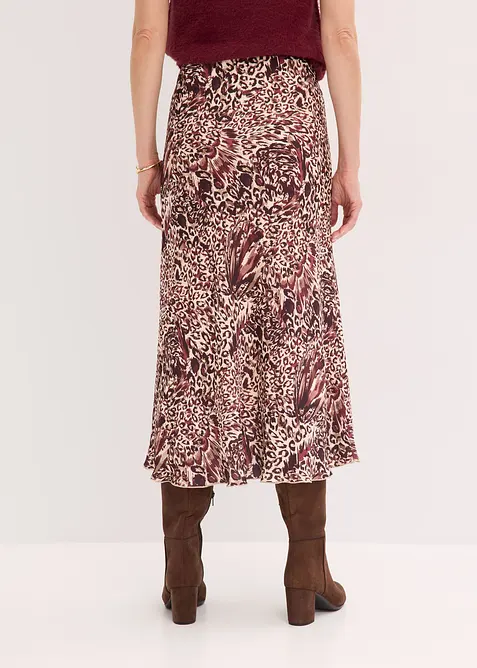 Satinkjol med struktur, bonprix