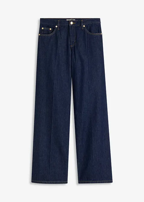 Wide Leg Jeans, Mid Waist, bonprix