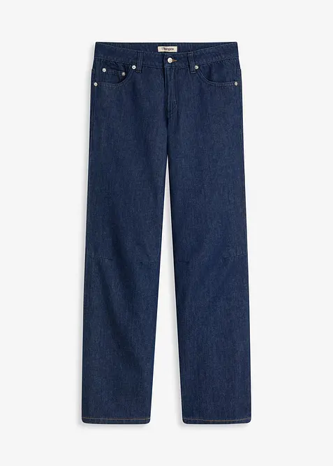 Straight jeans medelhög midja, bonprix