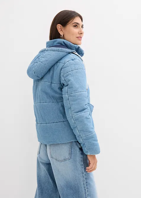 Täckjacka i denim, bonprix