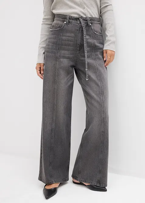 Wide Leg Jeans, High Waist, bonprix