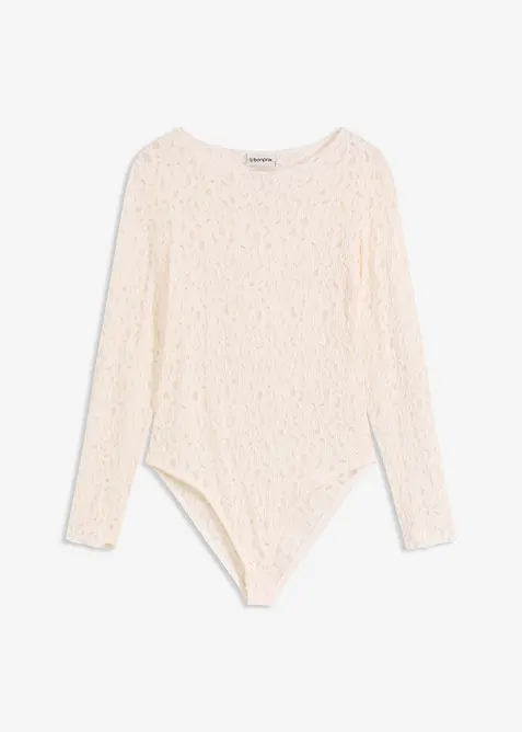 Spetsbody med mysig yta, bonprix