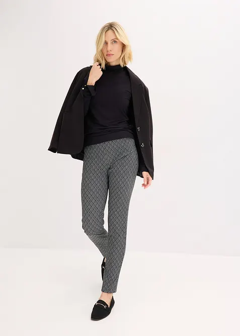 Polotröja med dekorativa knappar, bonprix