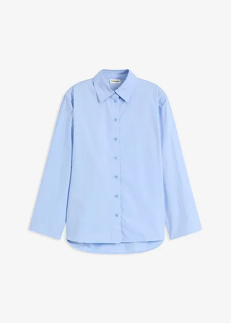 Skjortblus av ren bomull, bonprix