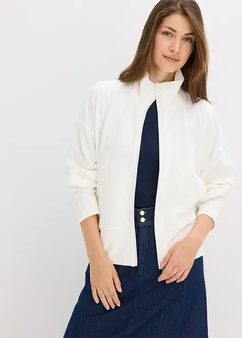 Trikåjacka i bekväm Punto di Roma, bonprix