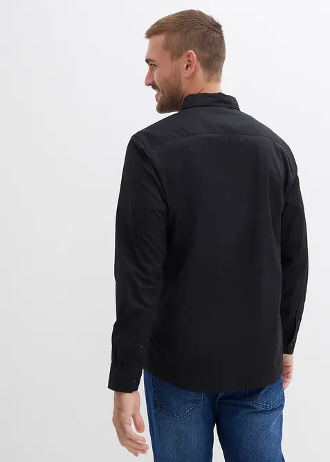 Långärmad skjorta i bomull, bonprix