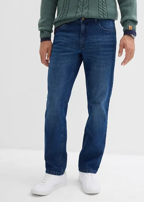 Relaxed Fit Stretch Jeans, Straight, bonprix