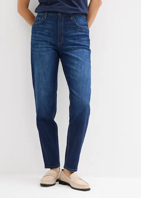 Mom Jeans High Waist, cropped, bonprix