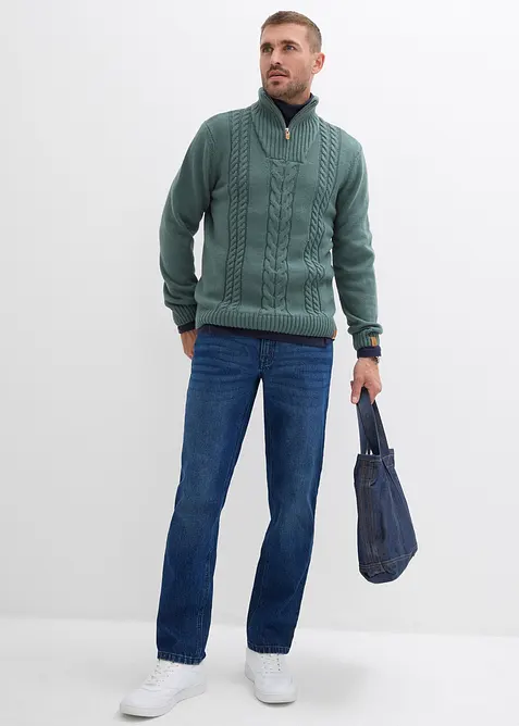 Relaxed Fit Stretch Jeans, Straight, bonprix