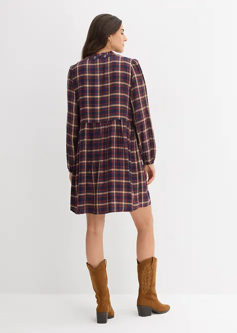 Miniklänning av mjuk viskos, bonprix