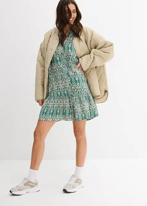 Tunikaklänning i mjuk viskos, bonprix