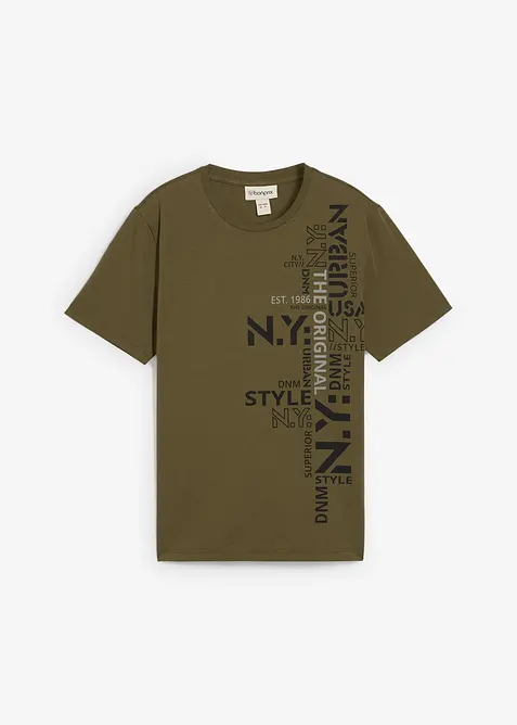 T-shirt i ekologisk bomull, bonprix