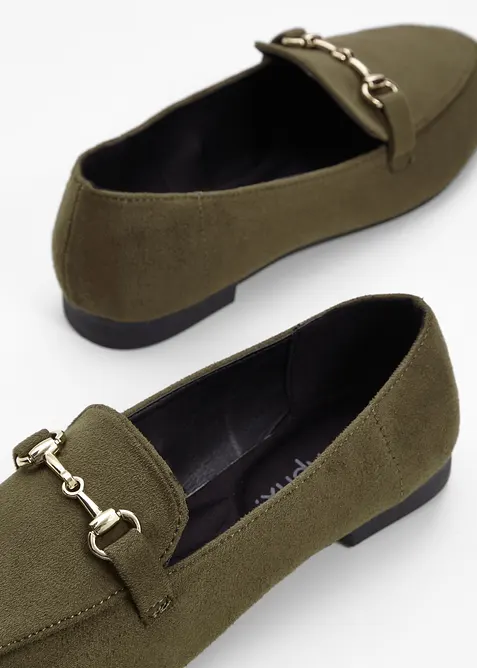 Loafers med vadderad innersula, bonprix