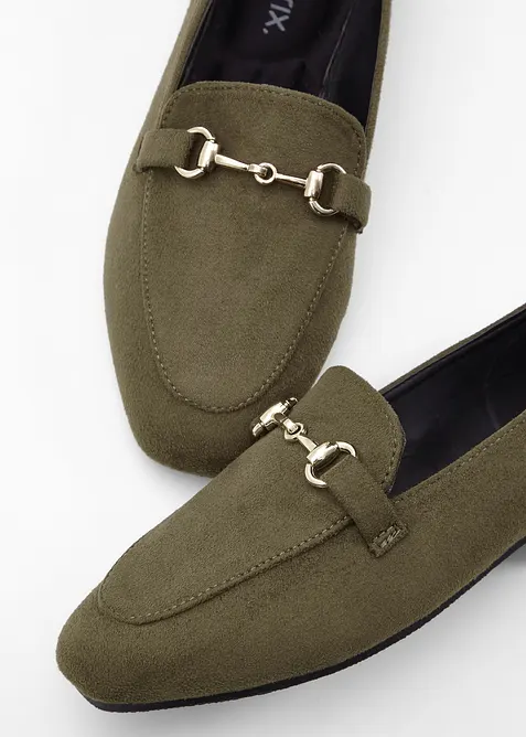 Loafers med vadderad innersula, bonprix