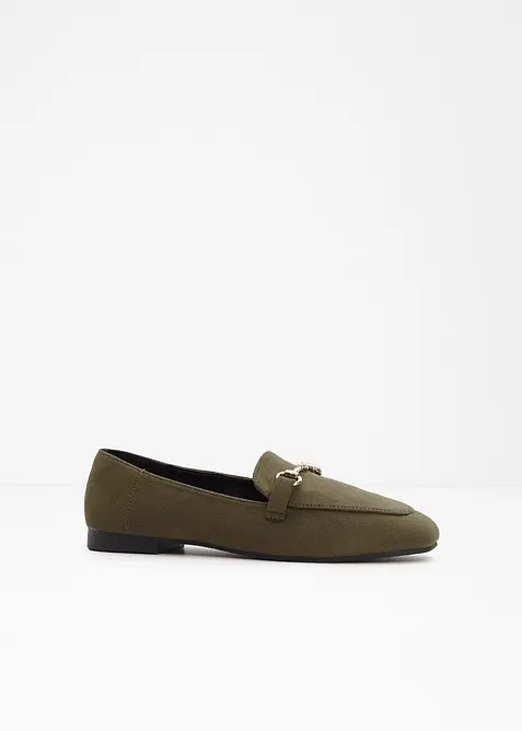 Loafers med vadderad innersula, bonprix