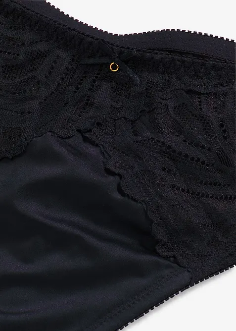 Maxistringtrosa i ett glansigt material (2-pack), bonprix