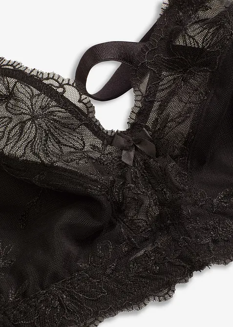 Bralette med broderi, bonprix