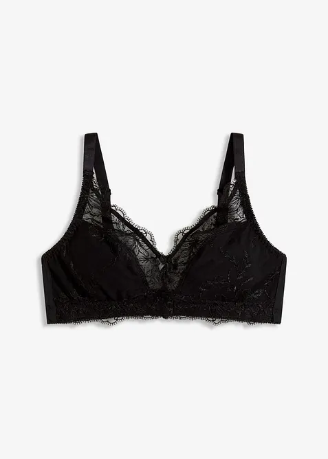 Bralette med broderi, bonprix
