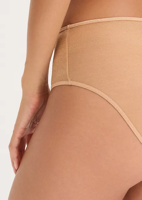 Maxitrosa i skimrande material, bonprix