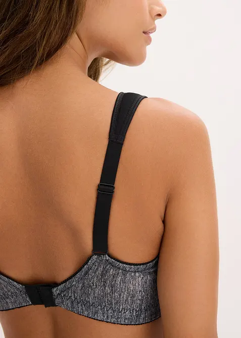 Avlastande BH utan bygel, med vadderade axelband, bonprix