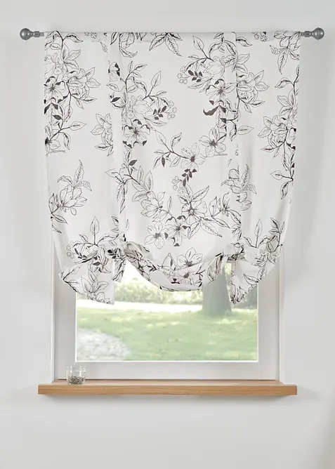 Hissgardin med knytband, bonprix