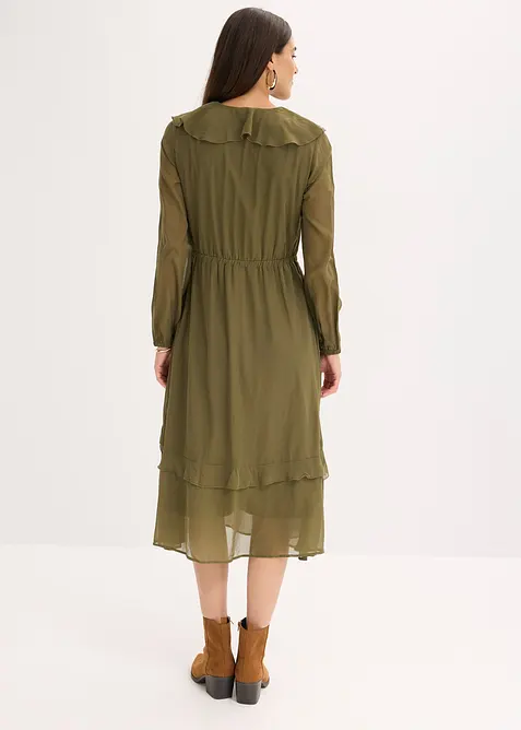 Mellanlång klänning, bonprix