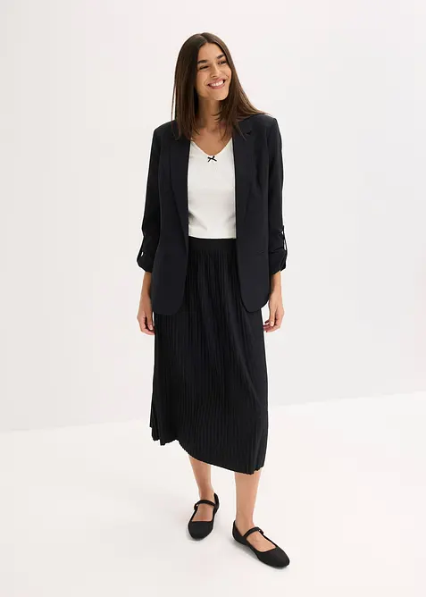 Jerseykjol av mjuk viskosmix, bonprix