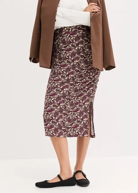 Jerseykjol av mjuk viskosmix, bonprix