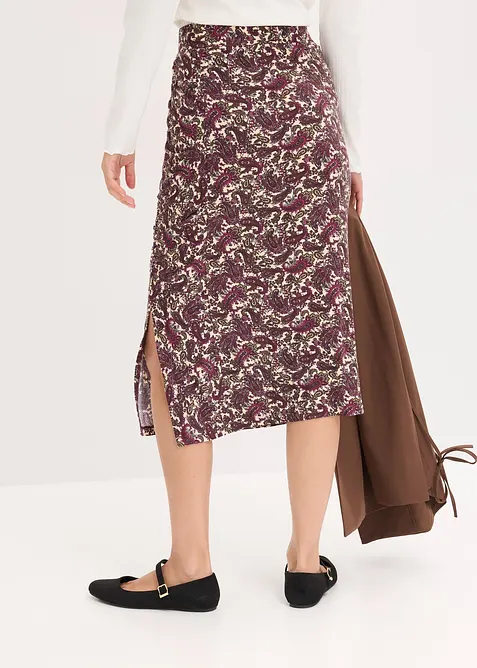 Jerseykjol av mjuk viskosmix, bonprix